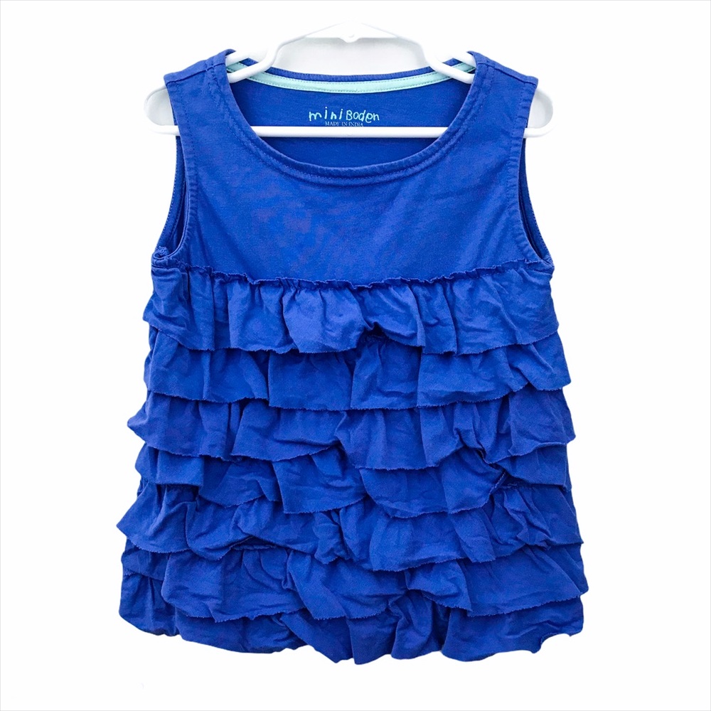 🎈Mini Boden Ruffled Layer Tank Top